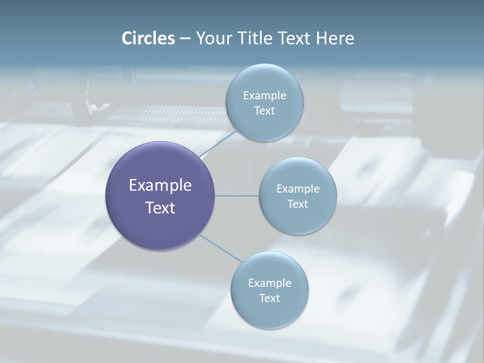 Objects Commercial Plant PowerPoint Template