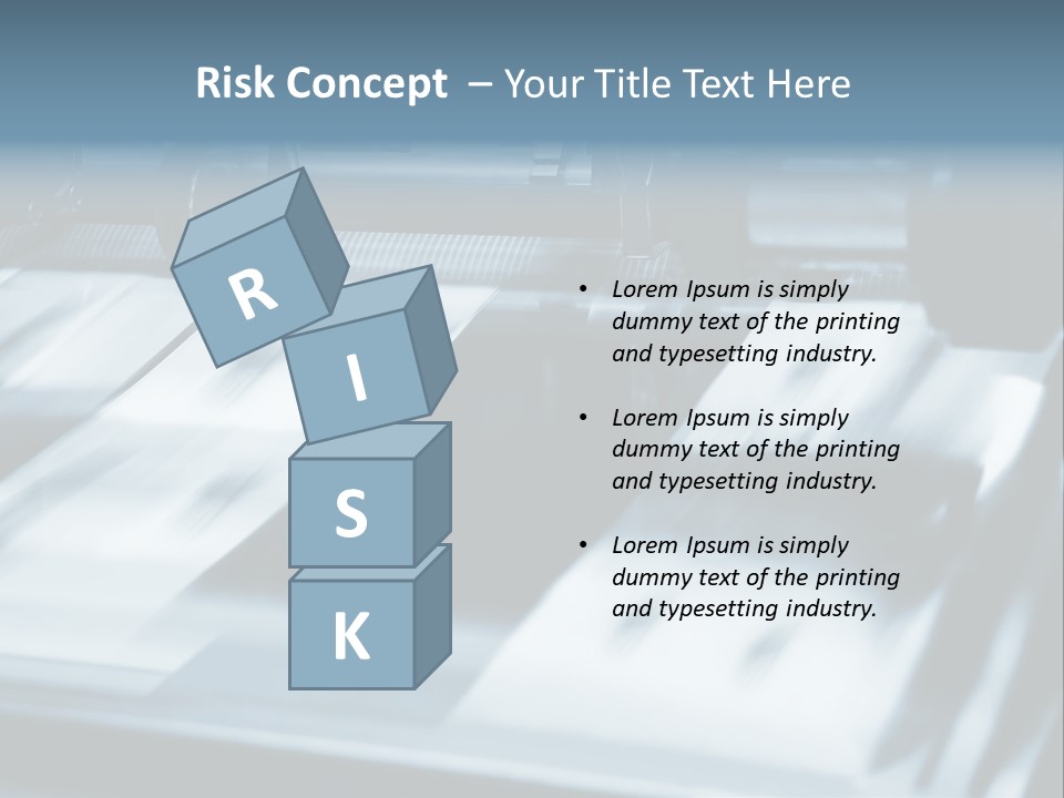 Objects Commercial Plant PowerPoint Template