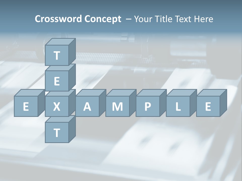 Objects Commercial Plant PowerPoint Template