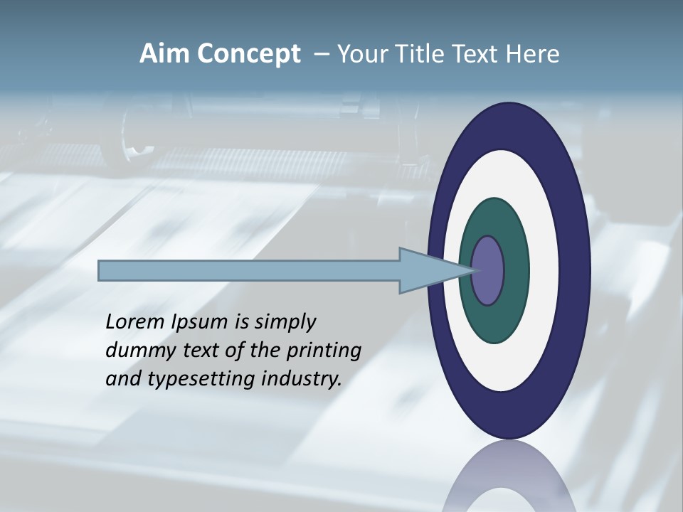 Objects Commercial Plant PowerPoint Template