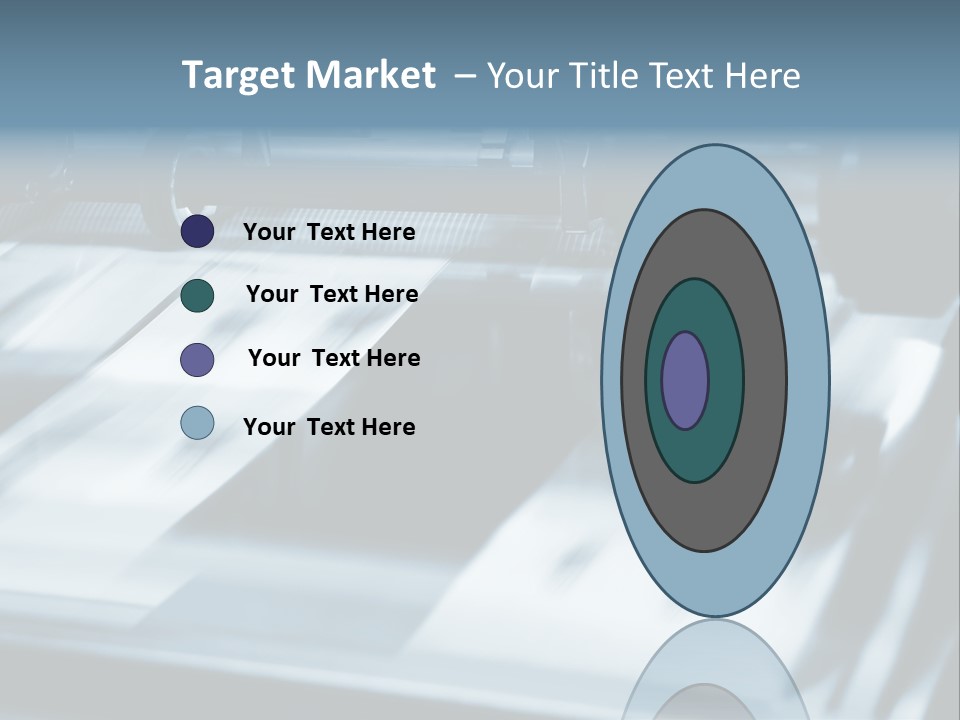 Objects Commercial Plant PowerPoint Template