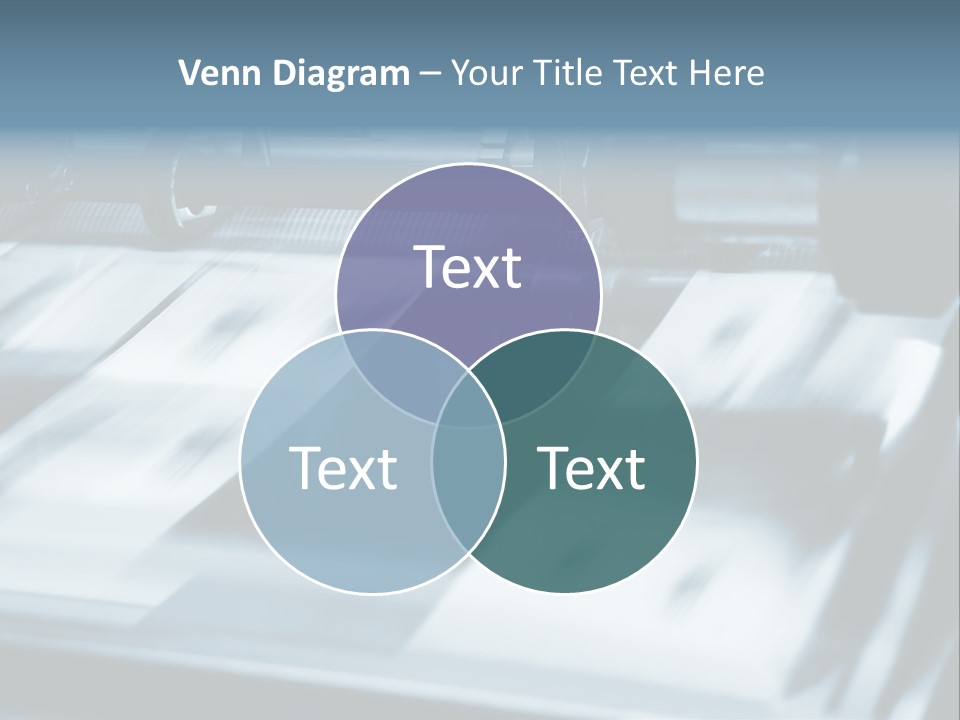 Objects Commercial Plant PowerPoint Template