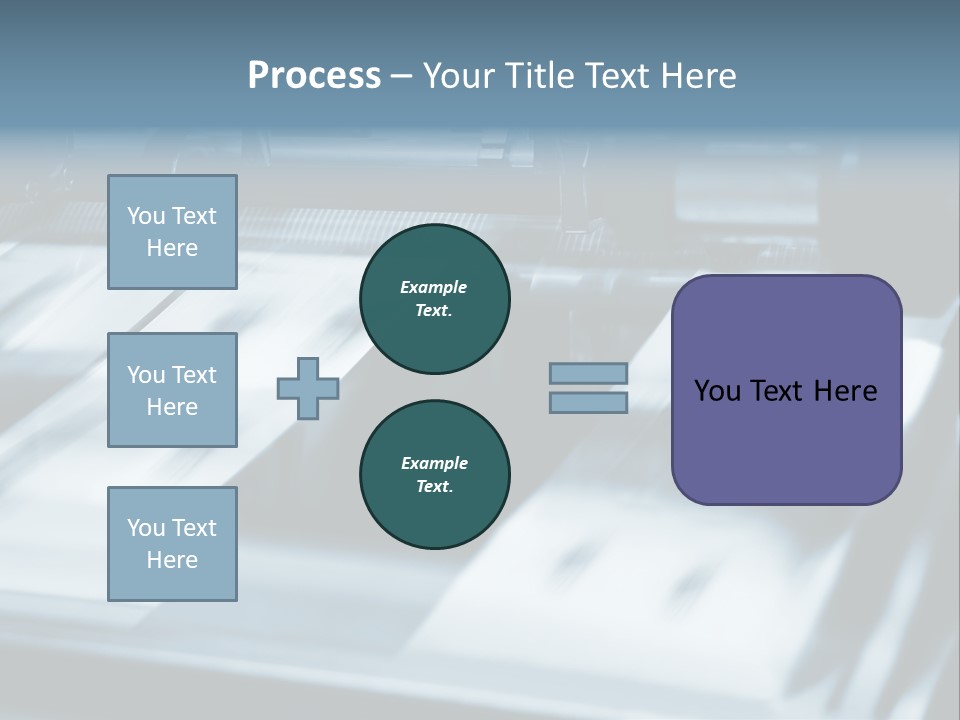 Objects Commercial Plant PowerPoint Template