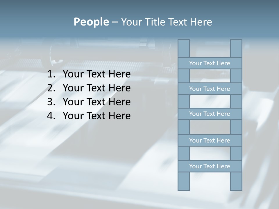 Objects Commercial Plant PowerPoint Template