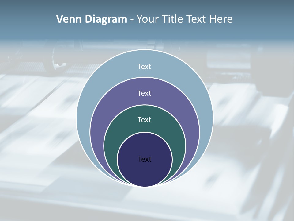 Objects Commercial Plant PowerPoint Template