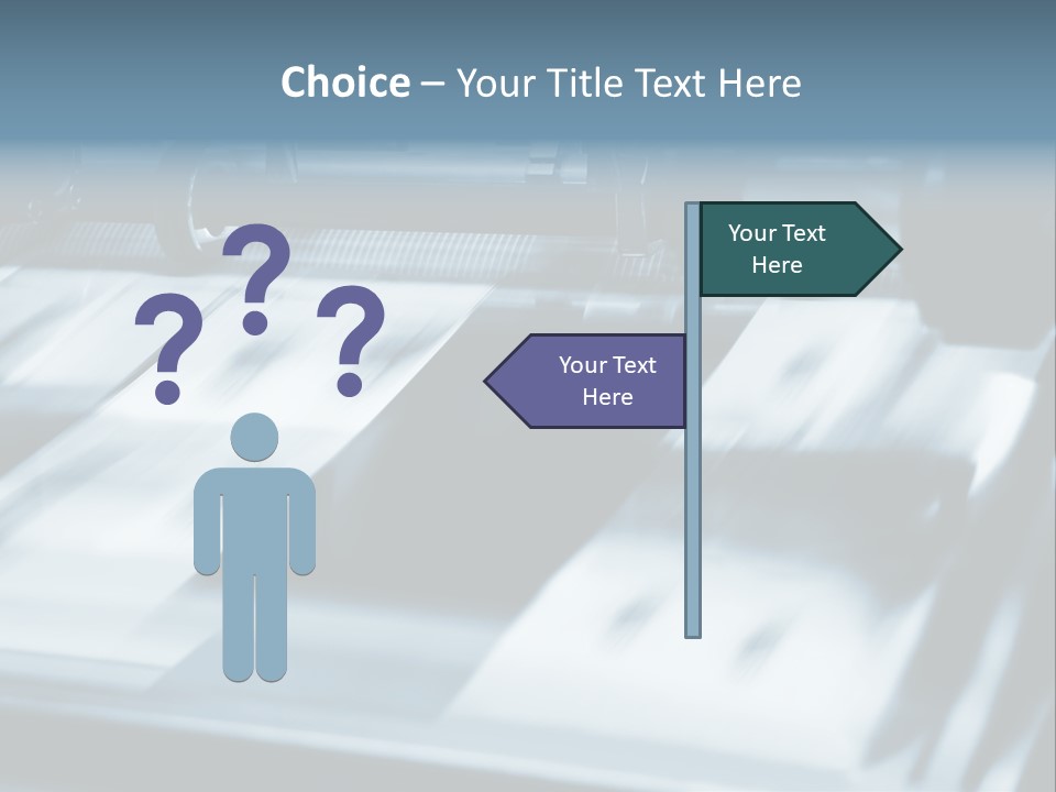 Objects Commercial Plant PowerPoint Template