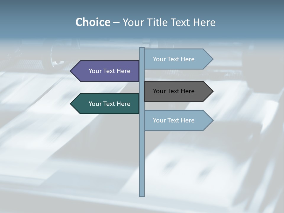 Objects Commercial Plant PowerPoint Template