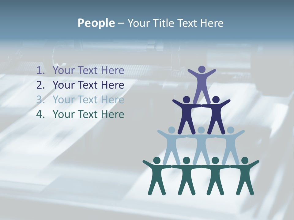 Objects Commercial Plant PowerPoint Template