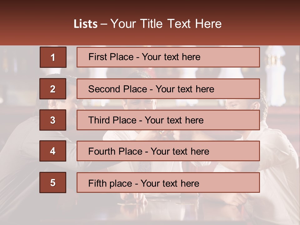 Club Horizontal Relaxation PowerPoint Template