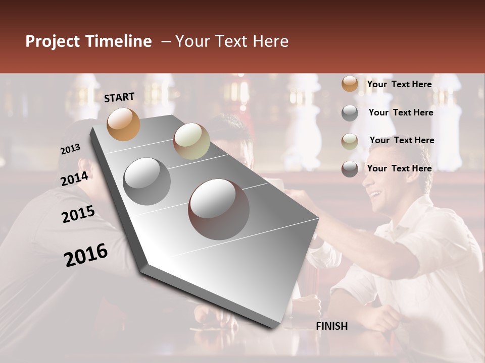 Club Horizontal Relaxation PowerPoint Template