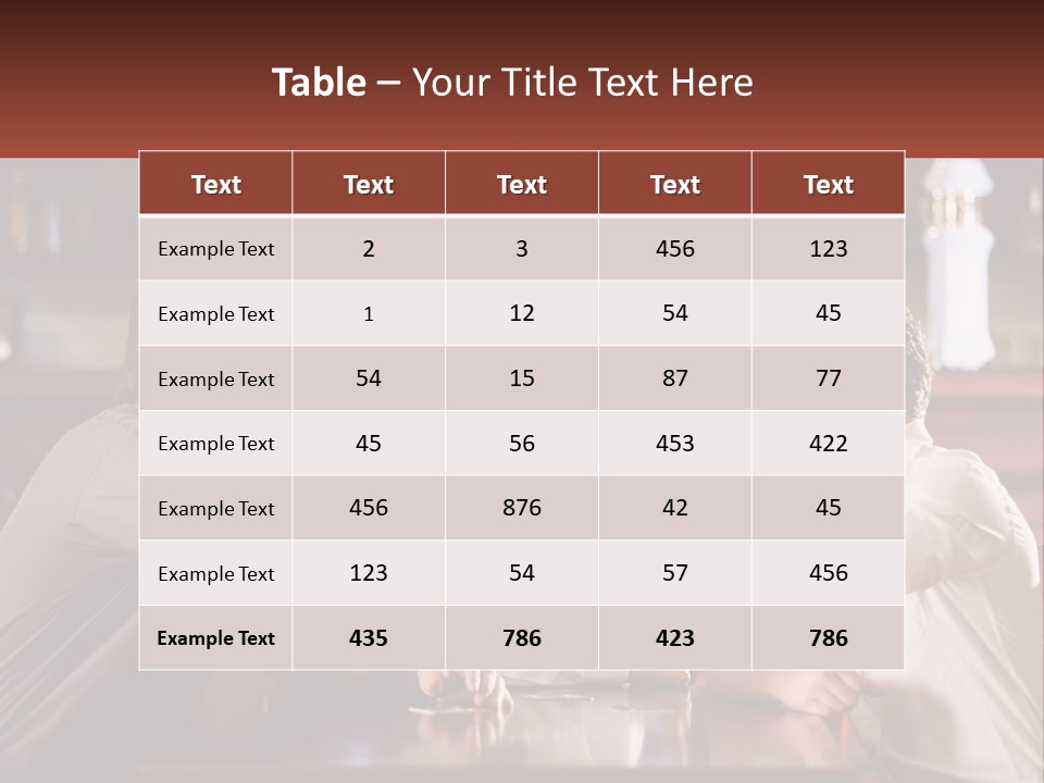 Club Horizontal Relaxation PowerPoint Template