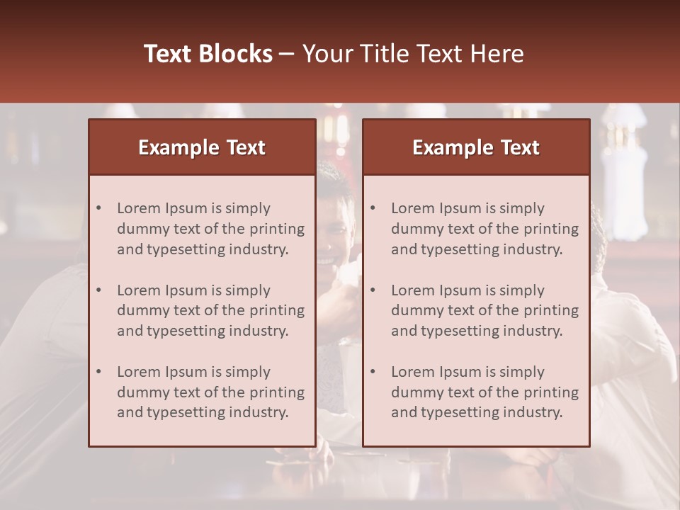 Club Horizontal Relaxation PowerPoint Template