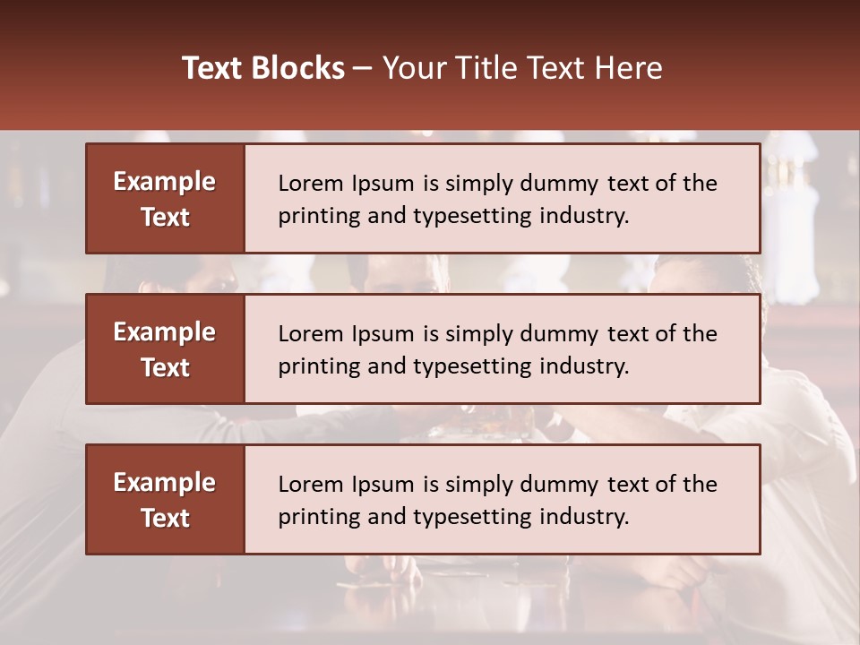 Club Horizontal Relaxation PowerPoint Template
