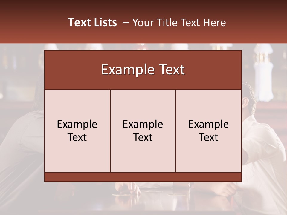 Club Horizontal Relaxation PowerPoint Template