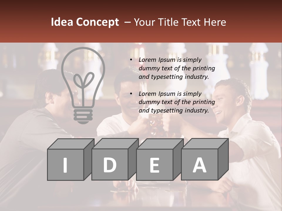 Club Horizontal Relaxation PowerPoint Template