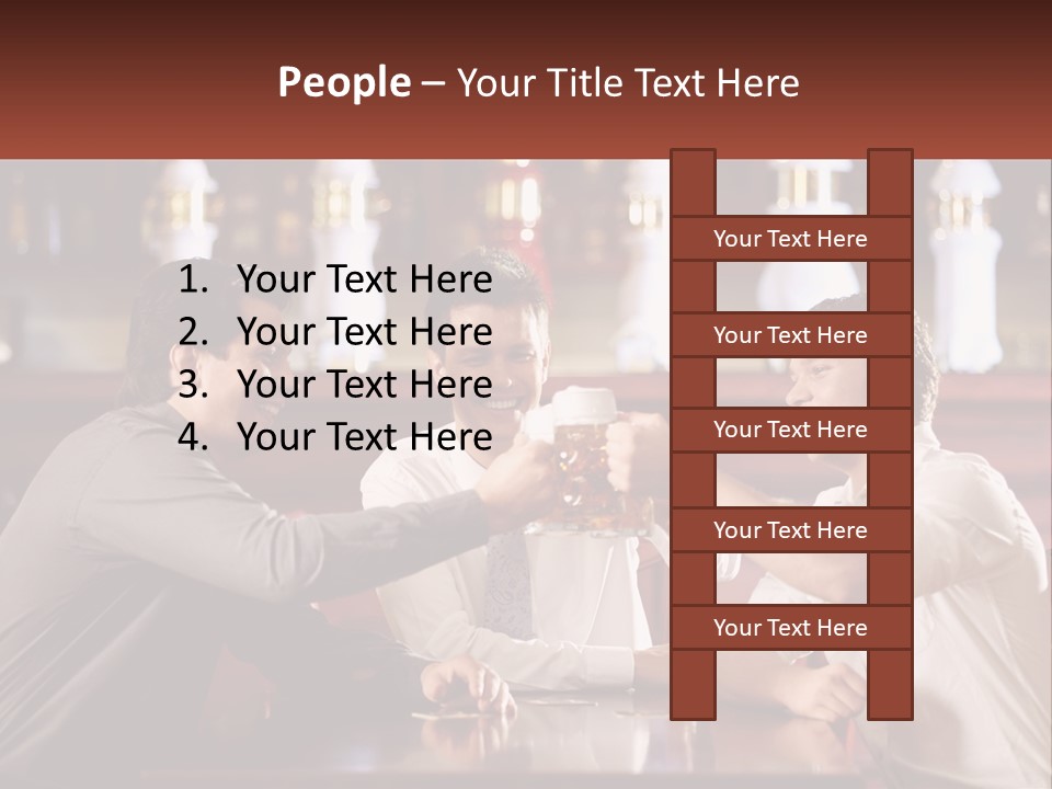 Club Horizontal Relaxation PowerPoint Template