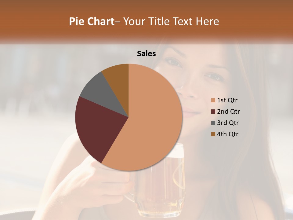 Lady City Camera PowerPoint Template