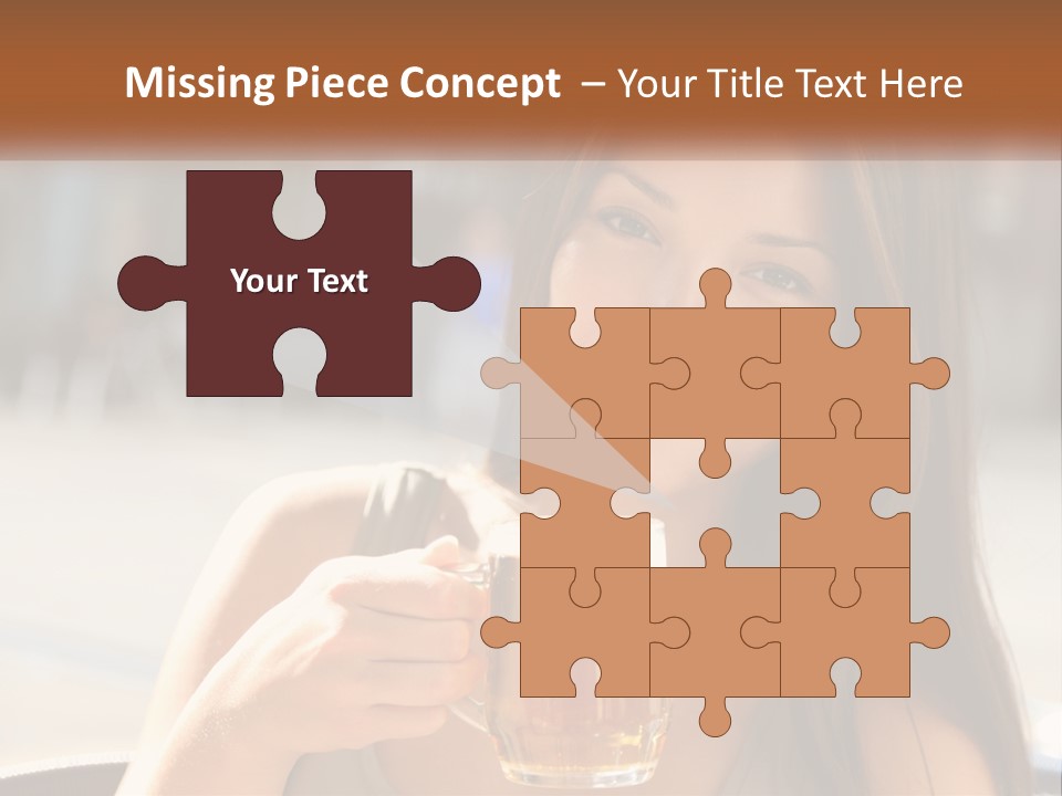 Lady City Camera PowerPoint Template