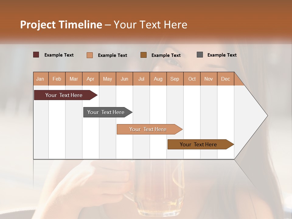 Lady City Camera PowerPoint Template