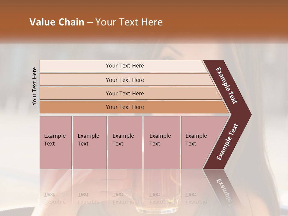 Lady City Camera PowerPoint Template