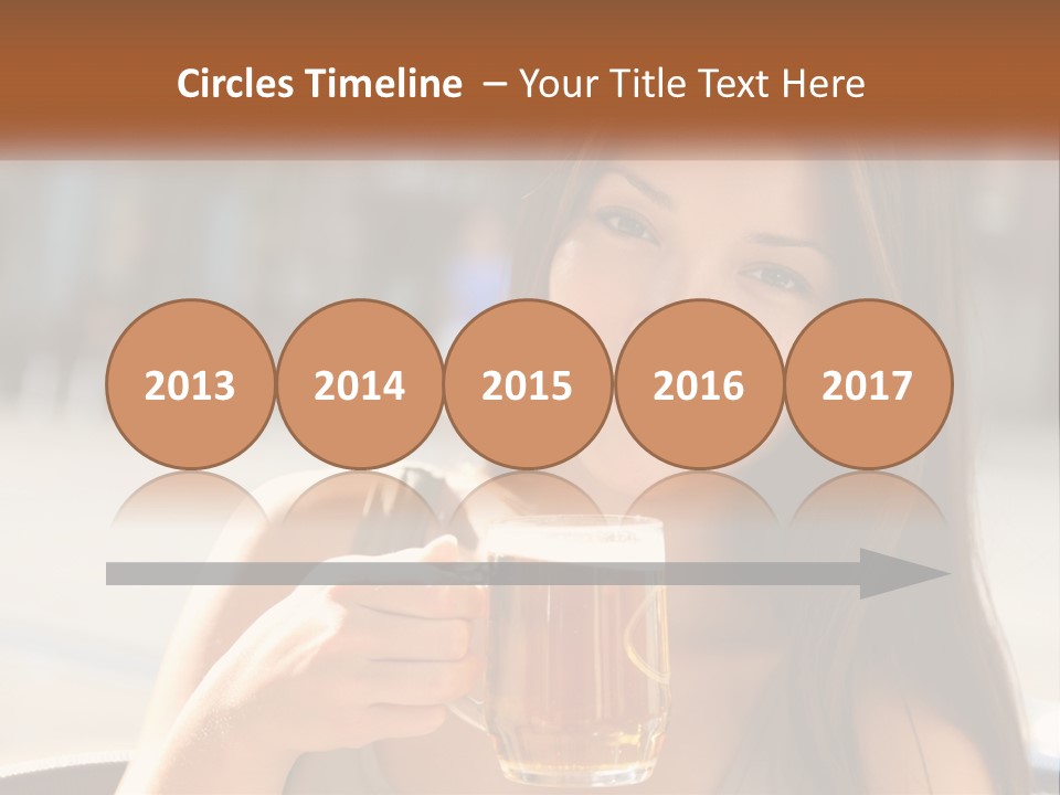 Lady City Camera PowerPoint Template