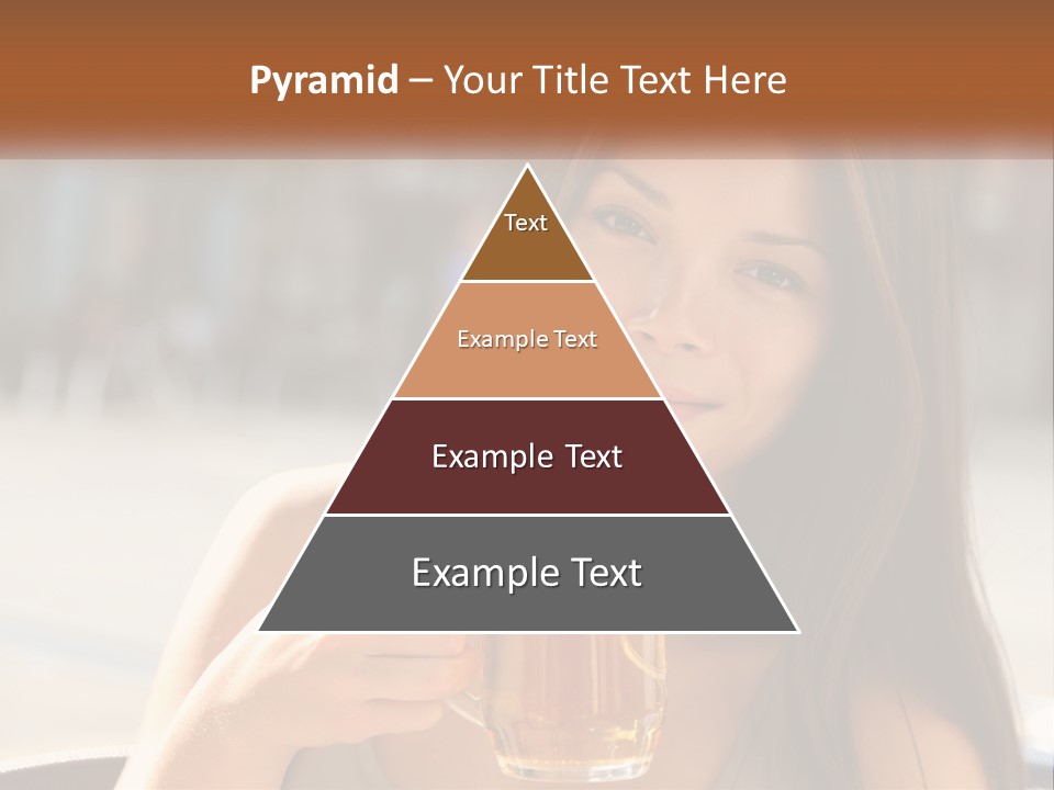 Lady City Camera PowerPoint Template