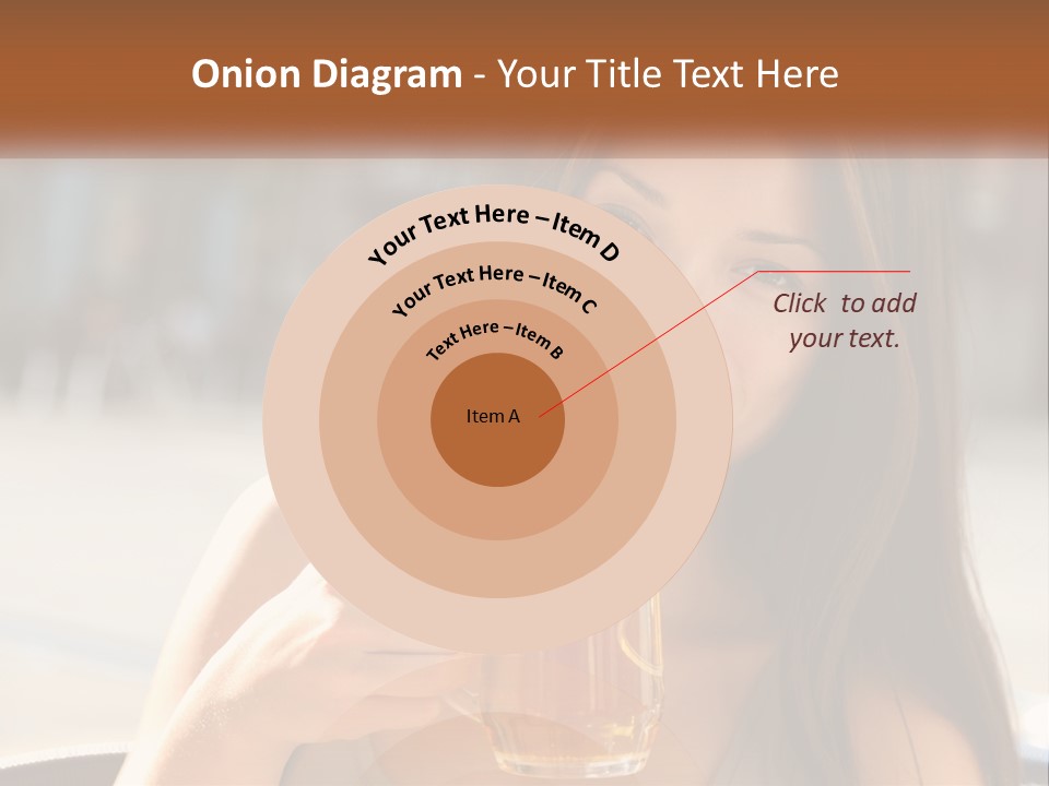 Lady City Camera PowerPoint Template