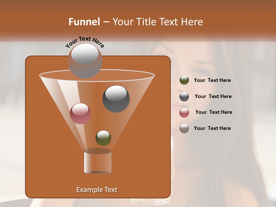 Lady City Camera PowerPoint Template