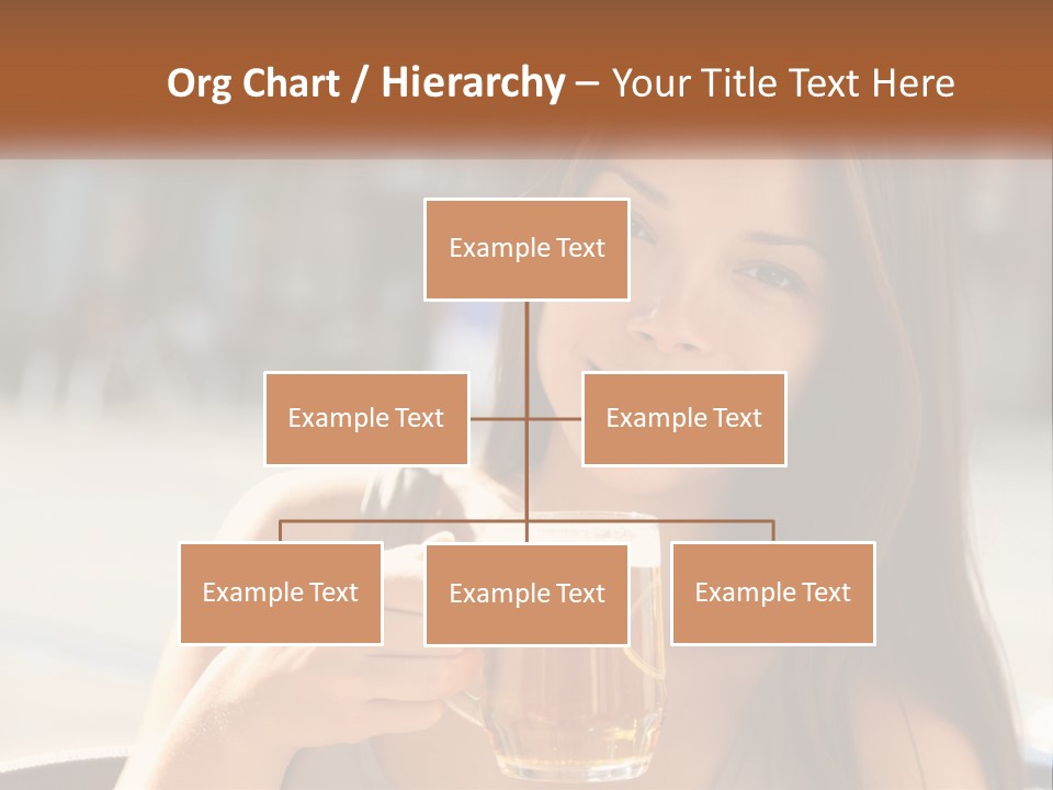 Lady City Camera PowerPoint Template