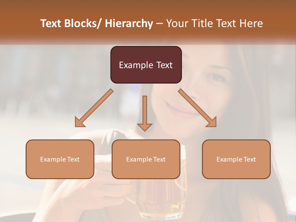 Lady City Camera PowerPoint Template