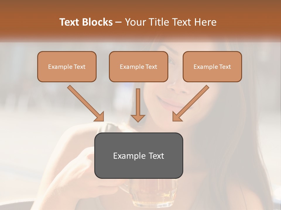 Lady City Camera PowerPoint Template