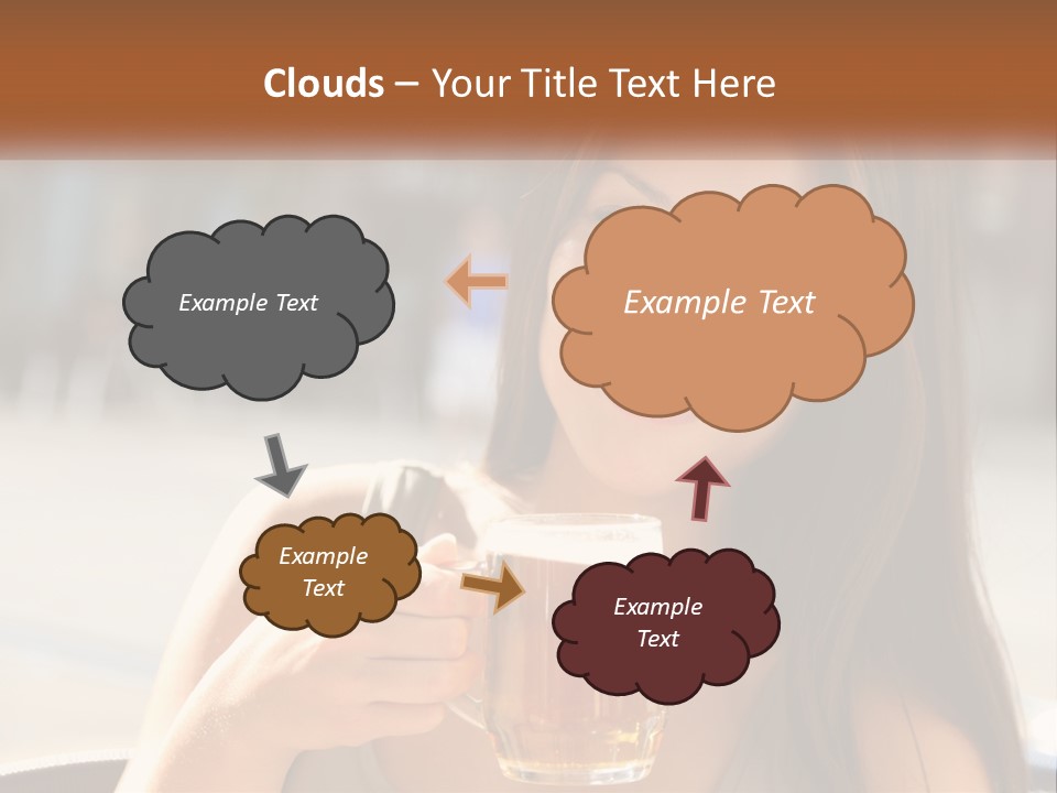 Lady City Camera PowerPoint Template