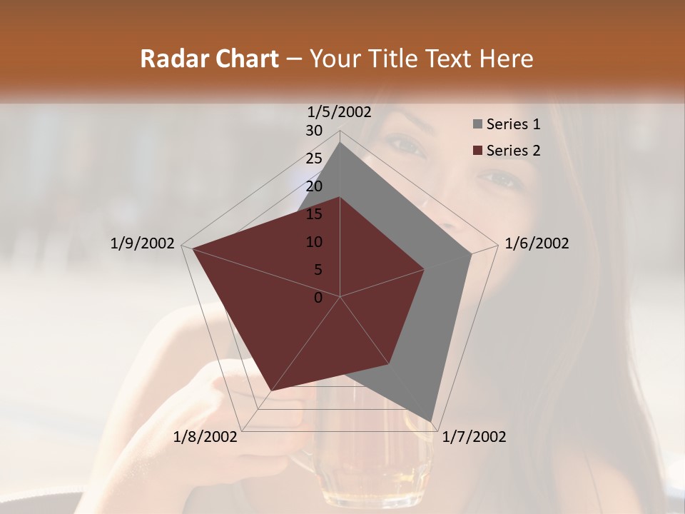 Lady City Camera PowerPoint Template