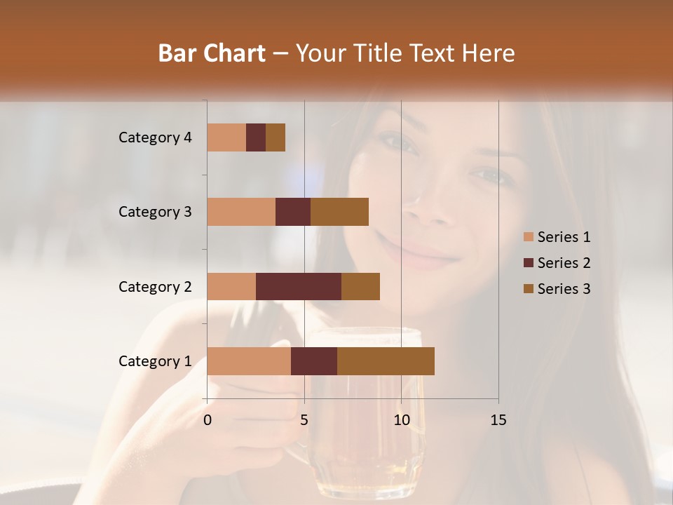Lady City Camera PowerPoint Template
