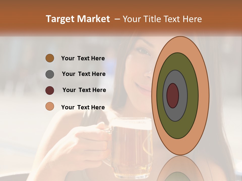 Lady City Camera PowerPoint Template