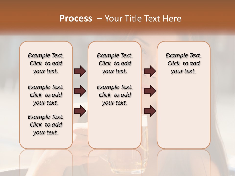 Lady City Camera PowerPoint Template