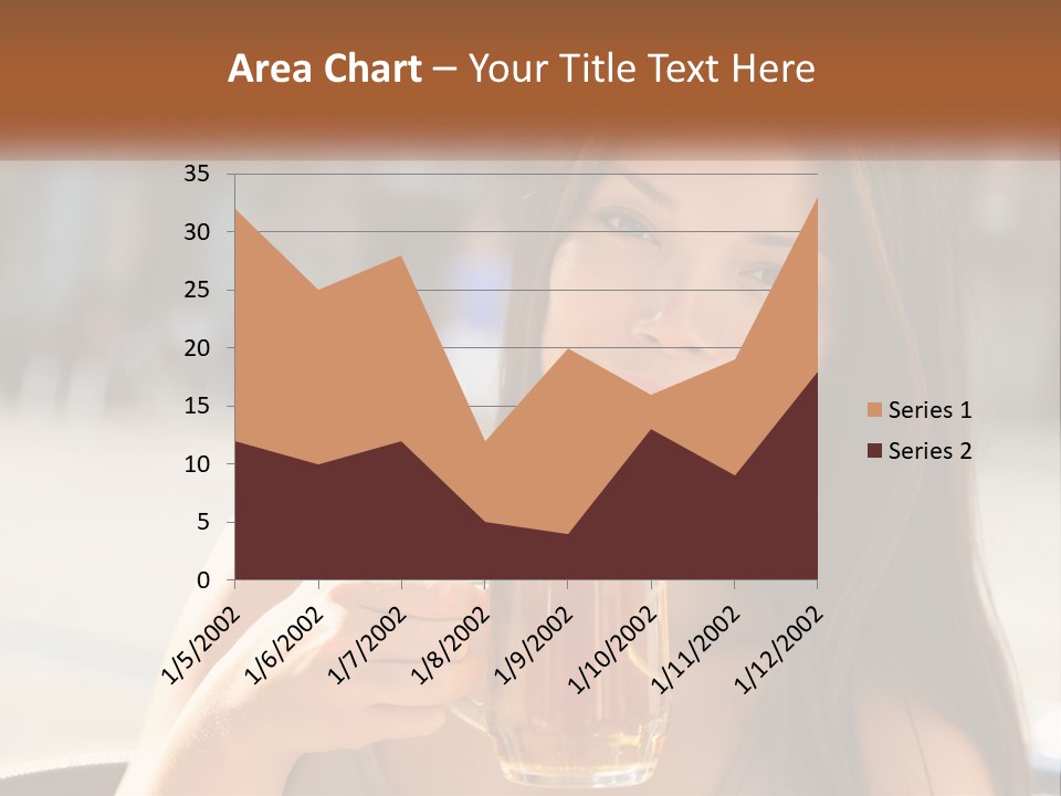 Lady City Camera PowerPoint Template