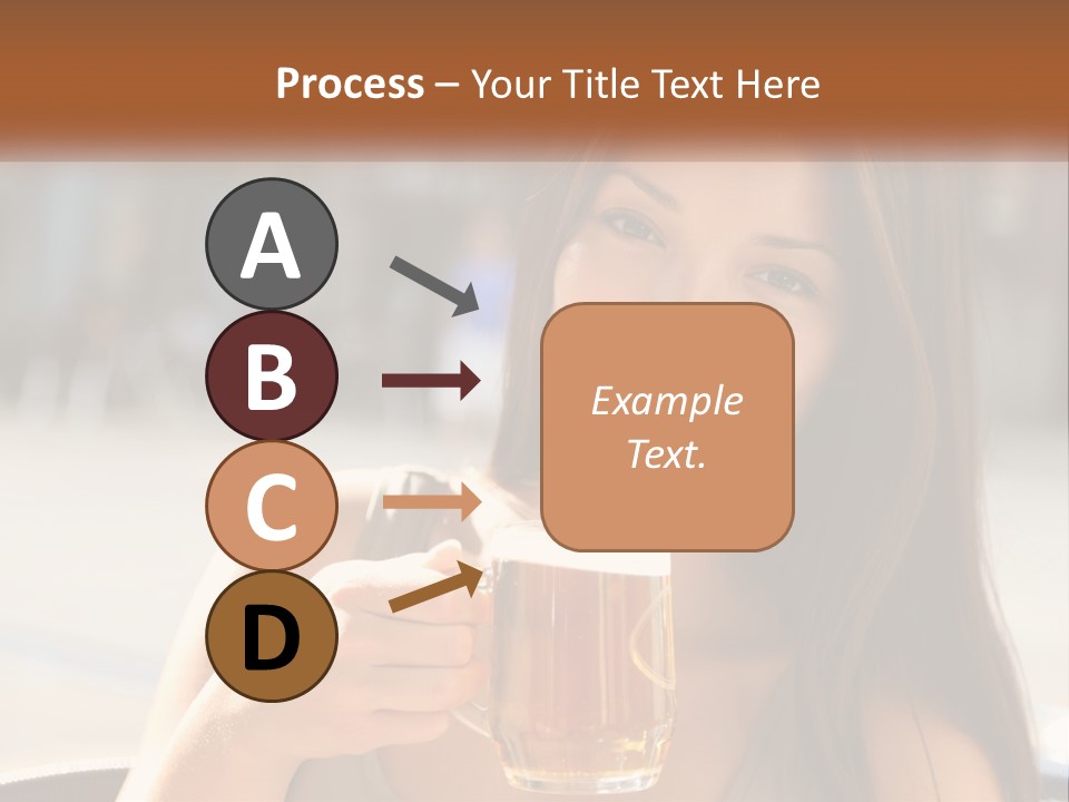 Lady City Camera PowerPoint Template