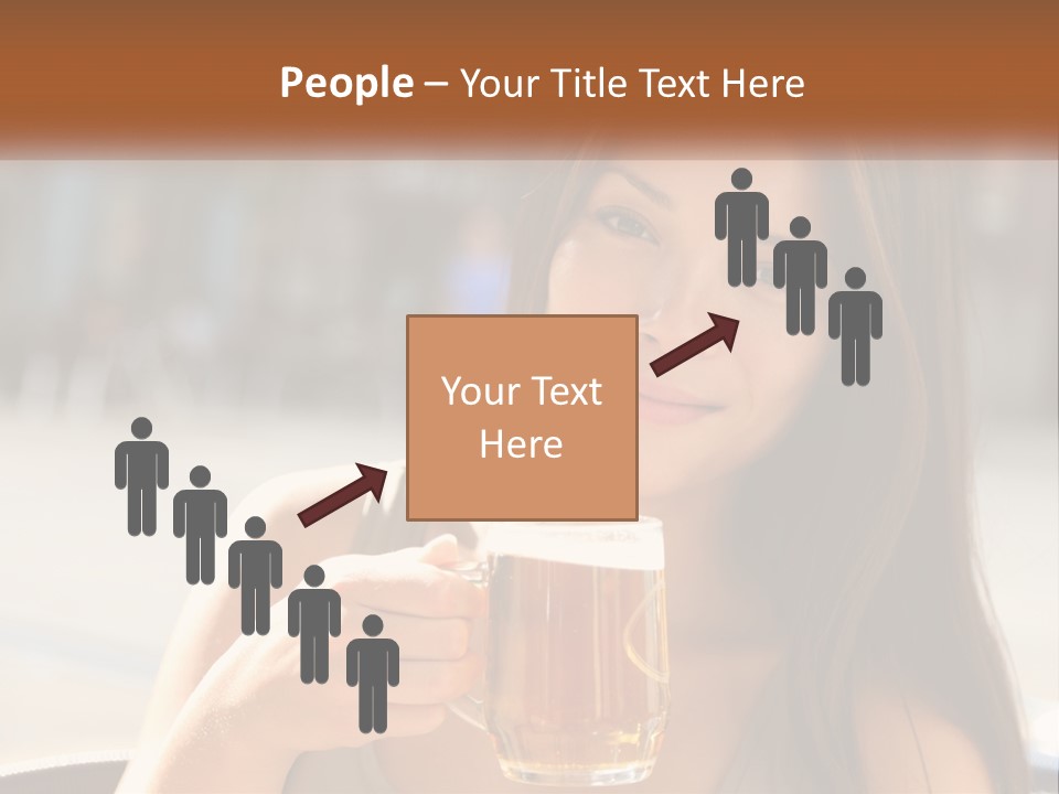 Lady City Camera PowerPoint Template