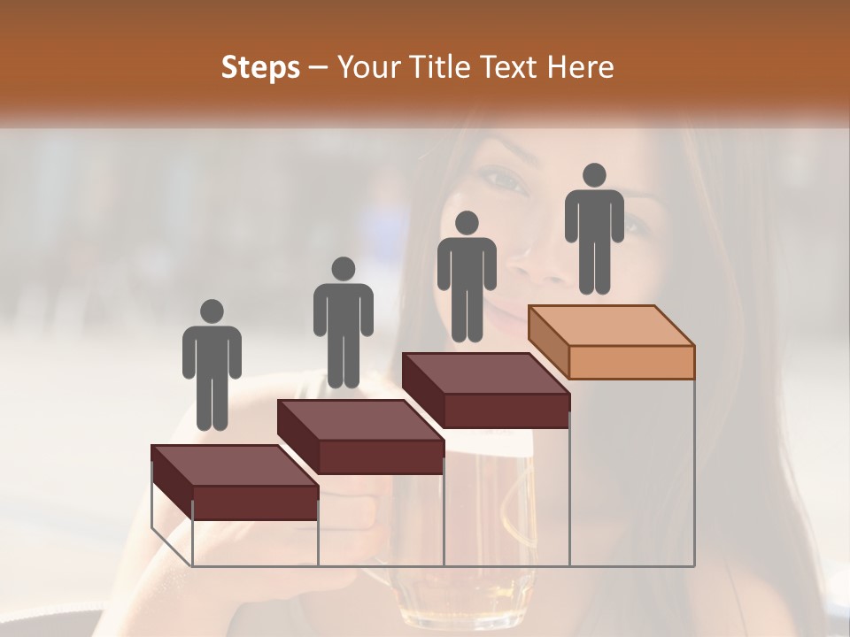 Lady City Camera PowerPoint Template