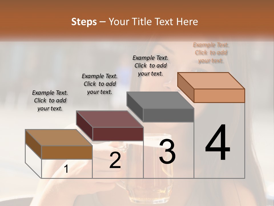 Lady City Camera PowerPoint Template