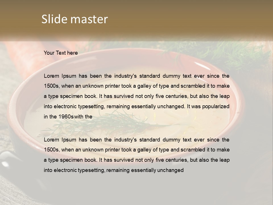 Health Isolated Cream PowerPoint Template