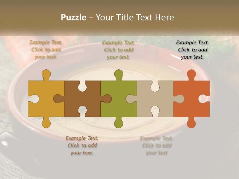 Health Isolated Cream PowerPoint Template