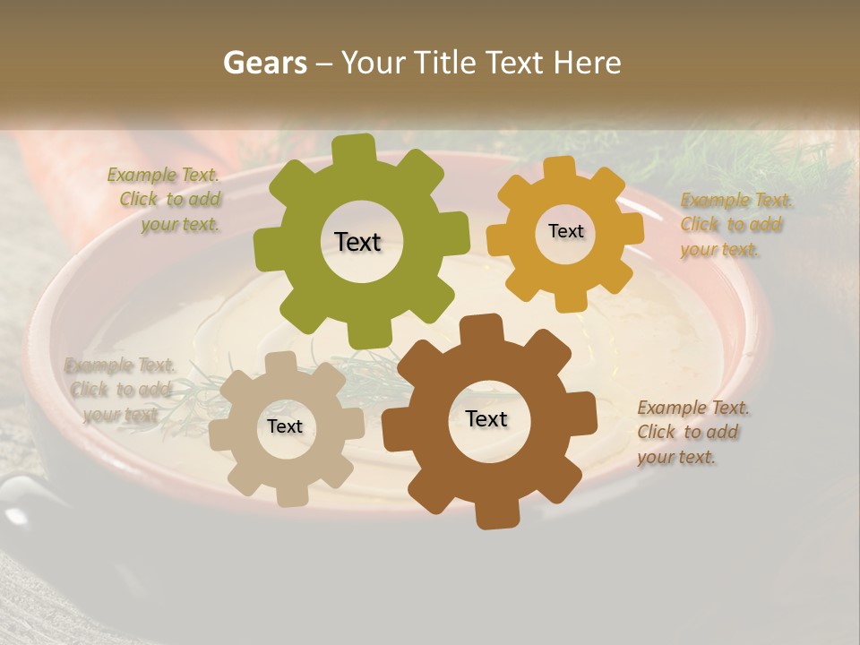 Health Isolated Cream PowerPoint Template