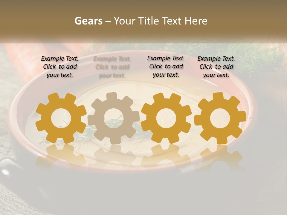 Health Isolated Cream PowerPoint Template