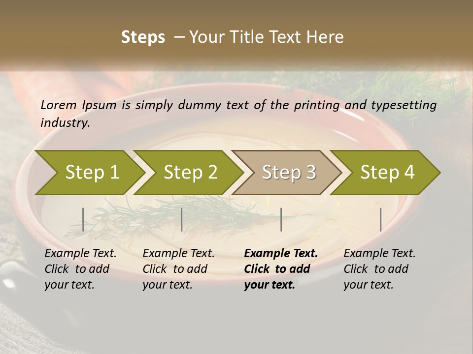 Health Isolated Cream PowerPoint Template