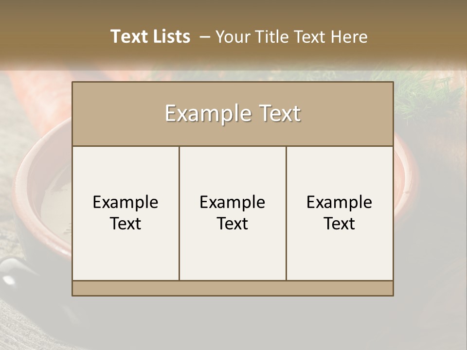 Health Isolated Cream PowerPoint Template