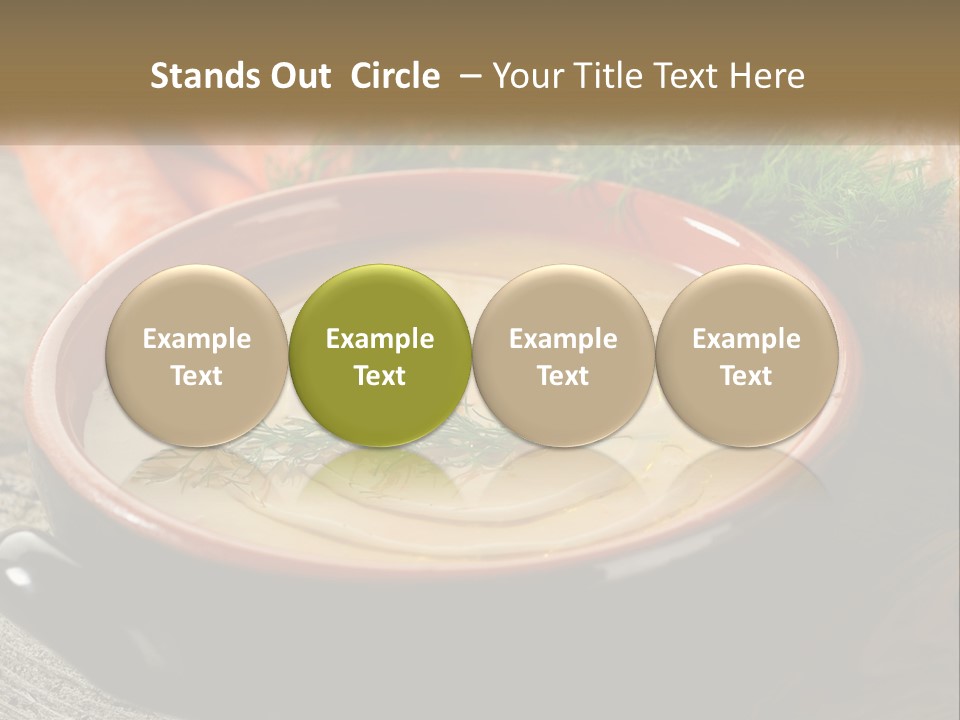 Health Isolated Cream PowerPoint Template