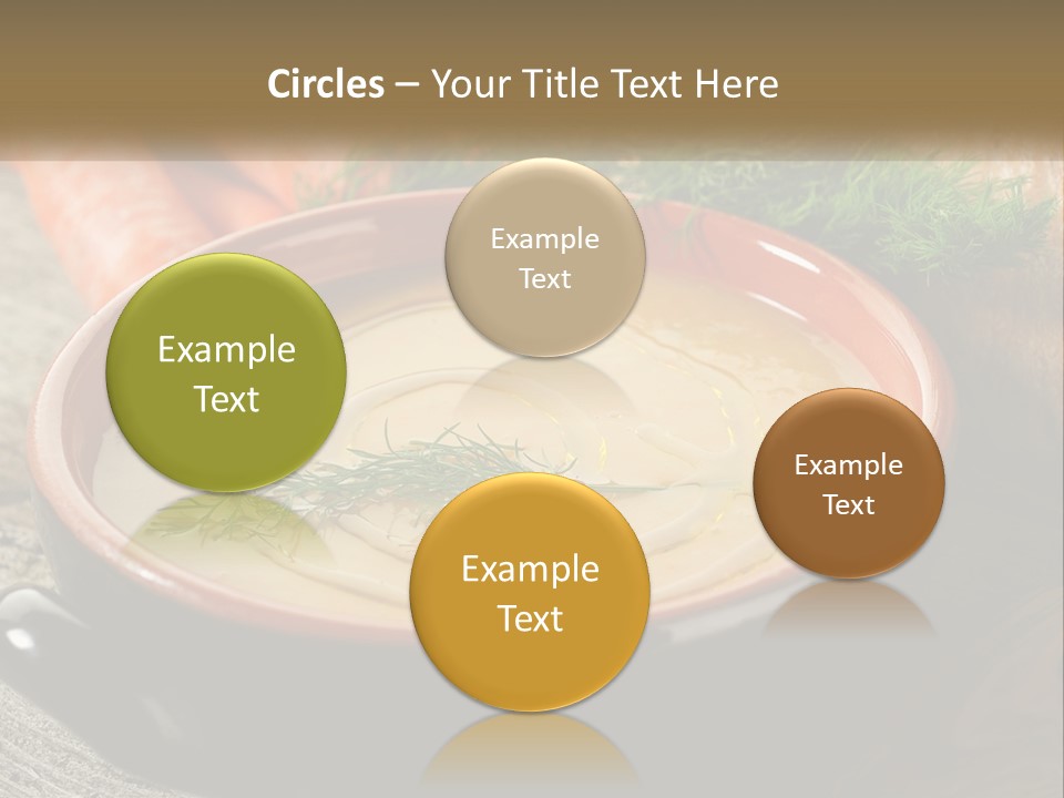 Health Isolated Cream PowerPoint Template