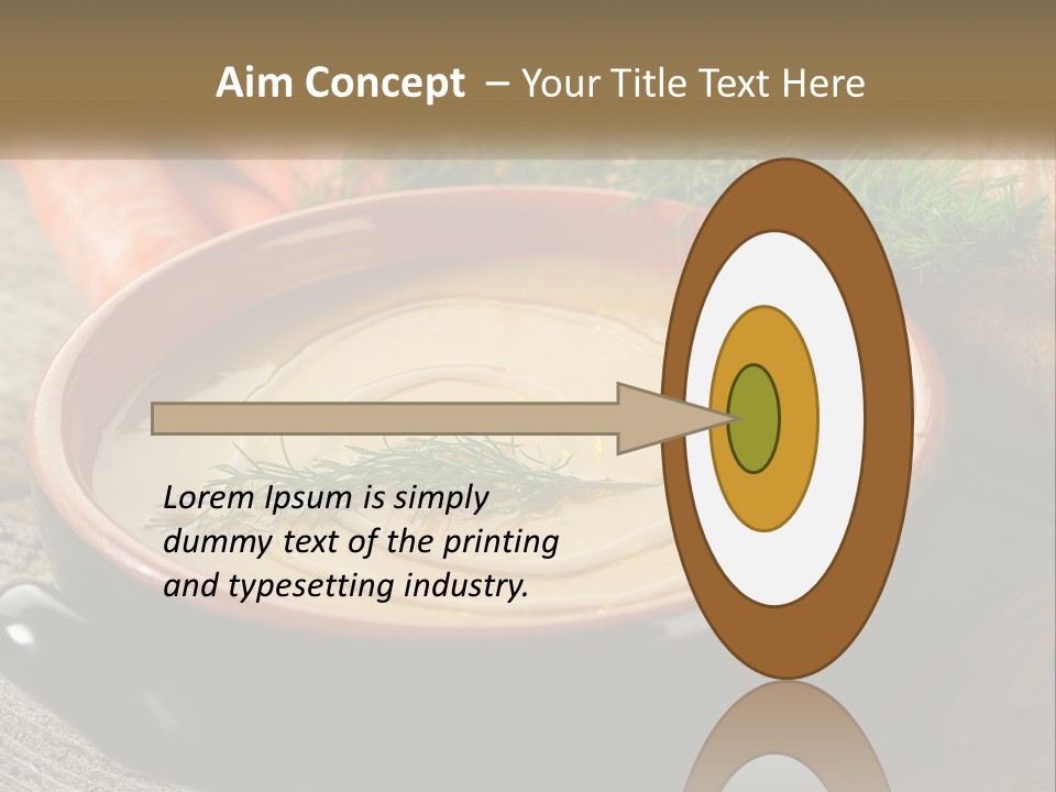 Health Isolated Cream PowerPoint Template